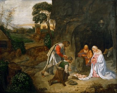 Die Anbetung der Hirten von Giorgione da Castelfranco